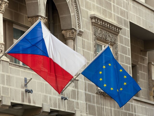 Česká vlajka / ČR / Česko /
