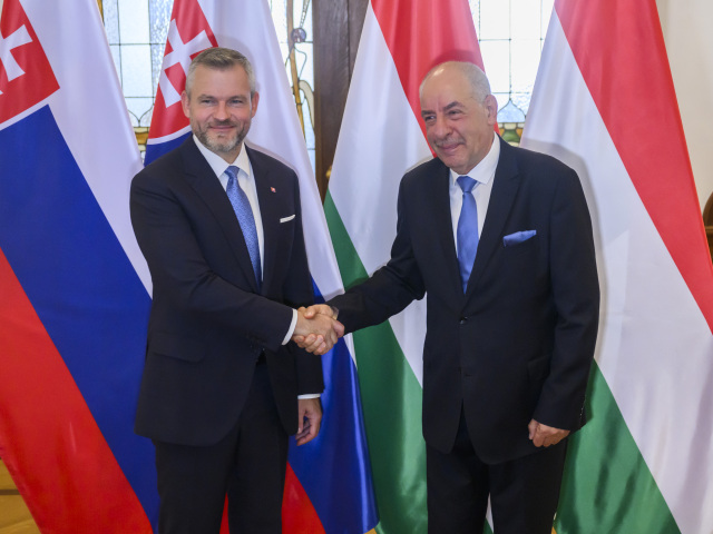 Maďarsko SR Pellegrini prezident návšteva