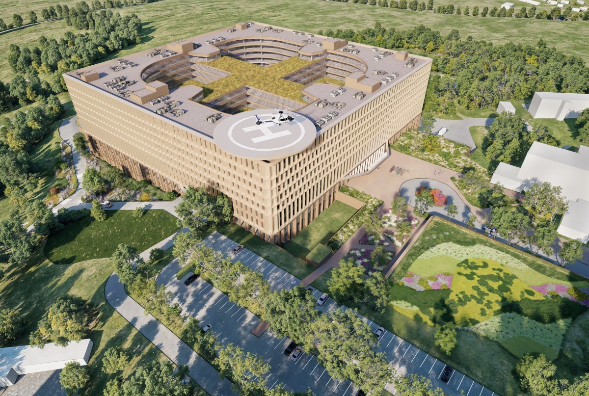 projekt novej vojenskej nemocnice v Prešove