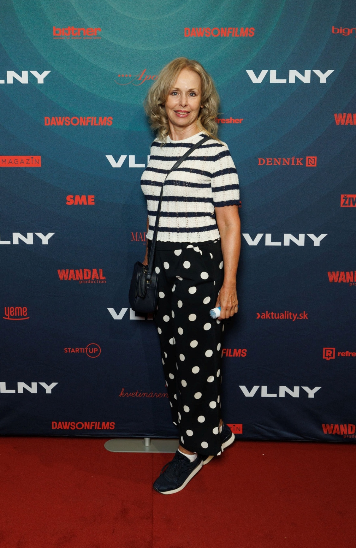 Herečka Zuzana Frenglová. 