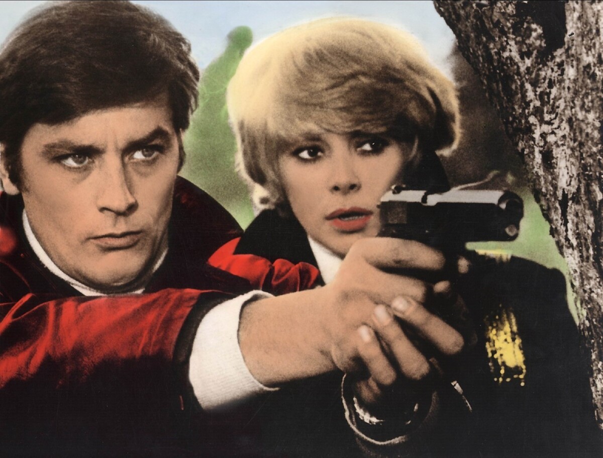 Alain Delon a  Mireille Darc