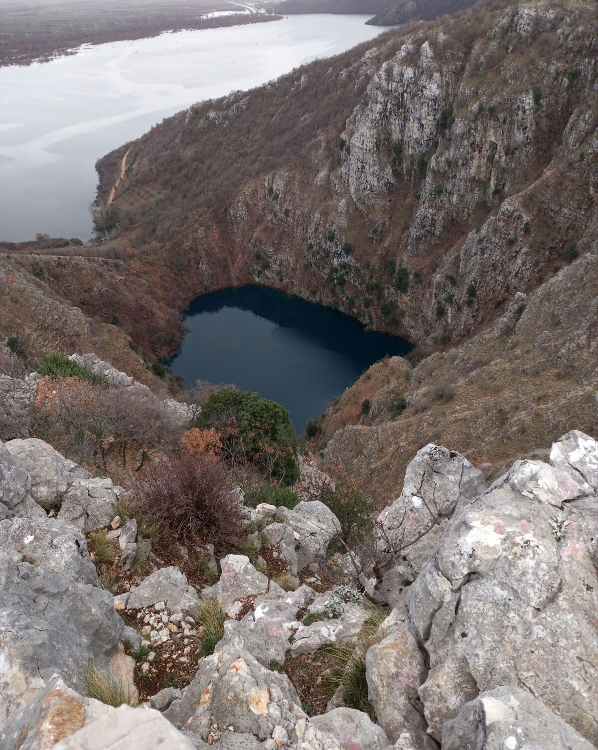 Imotski, Chorvátsko, jazero