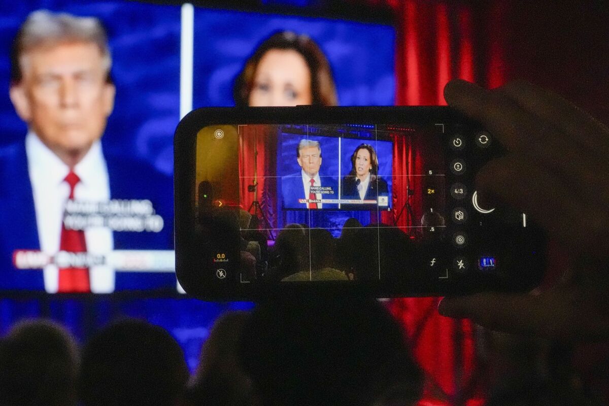 trump, harris