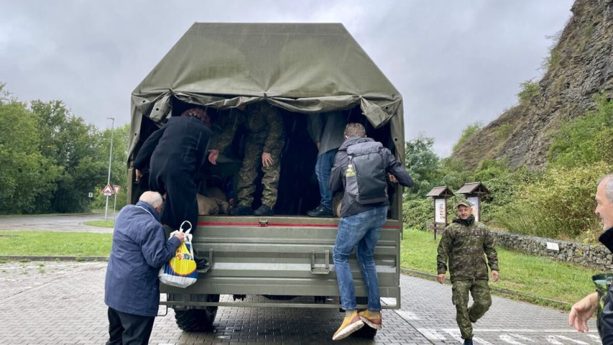 devín, sandberg, transportér