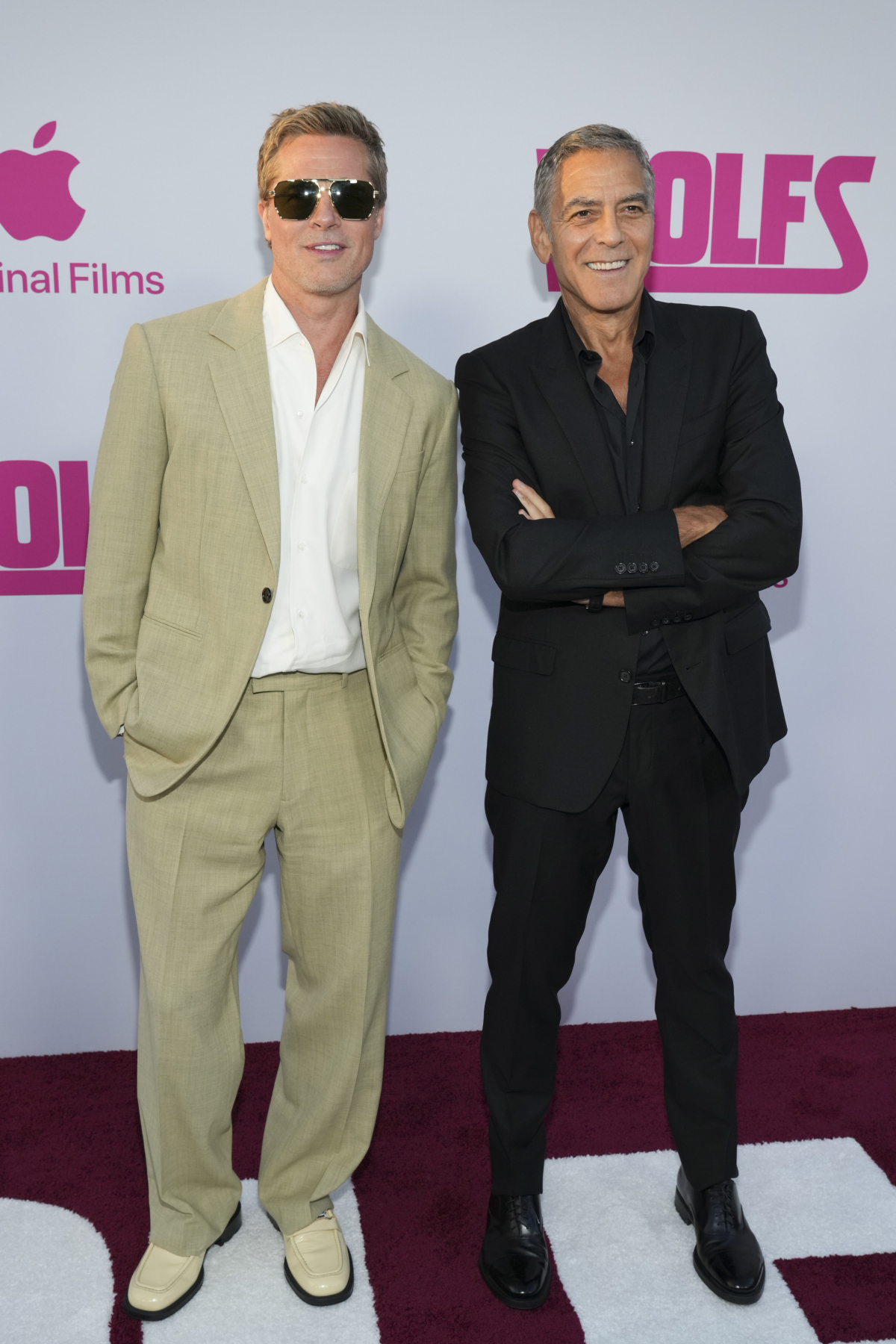 Brad Pitt (vľavo) a George Clooney