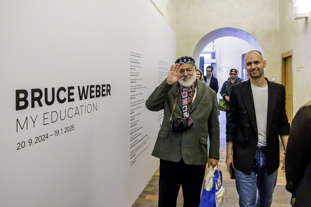 Bruce Weber a producent Milosh Harajda 