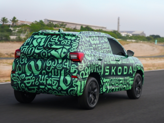Škoda Kyalq - testovací prototyp 2024