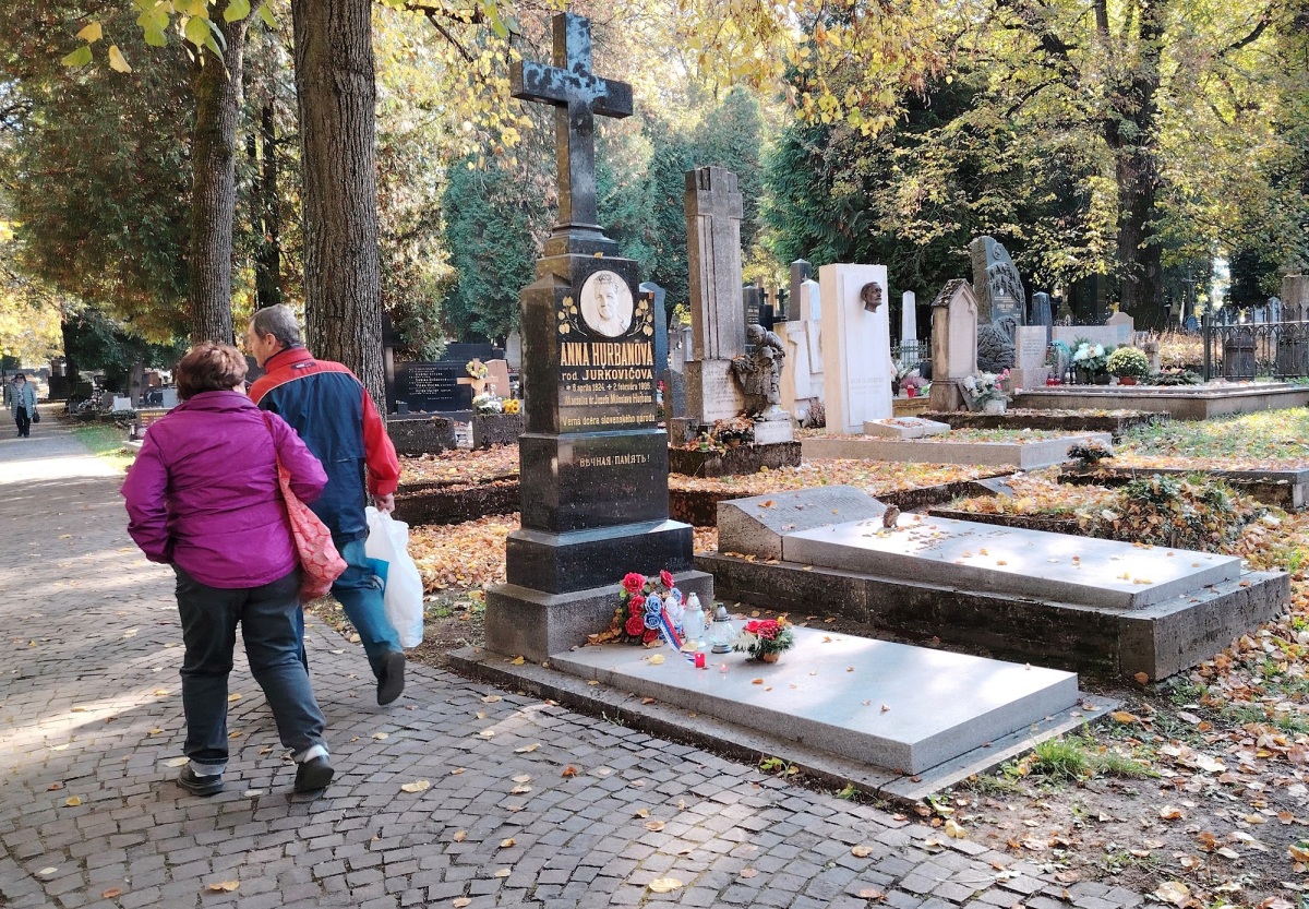 Anna Hurbanová-Jurkovičová, hrob, Martin