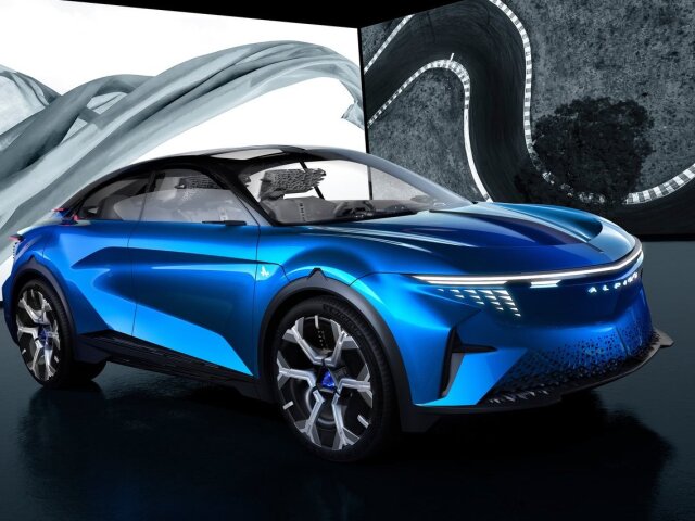 Pri pohľade na koncept Alpine A390_β si nemôžete nespomenúť na kupé A110. Má jeho typické prvky  vrátane splývavej siluety kabíny a tvaru zadných stĺpikov. Ide však o zvýšený crossover.