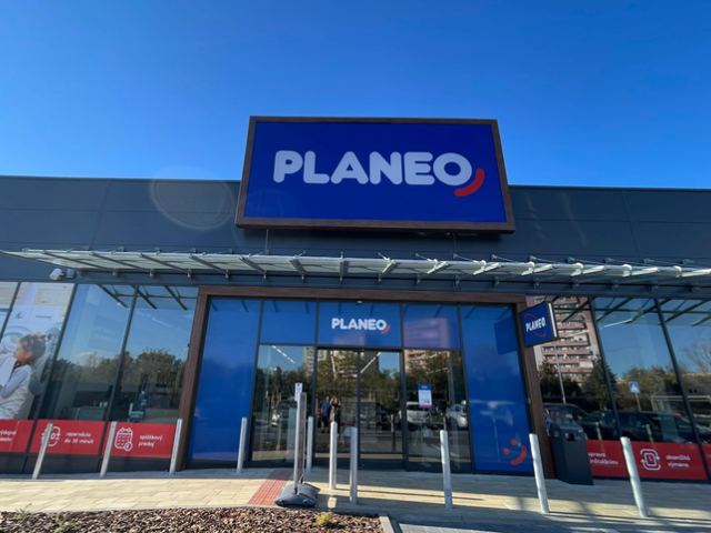 Predajne PLANEO s novym logom