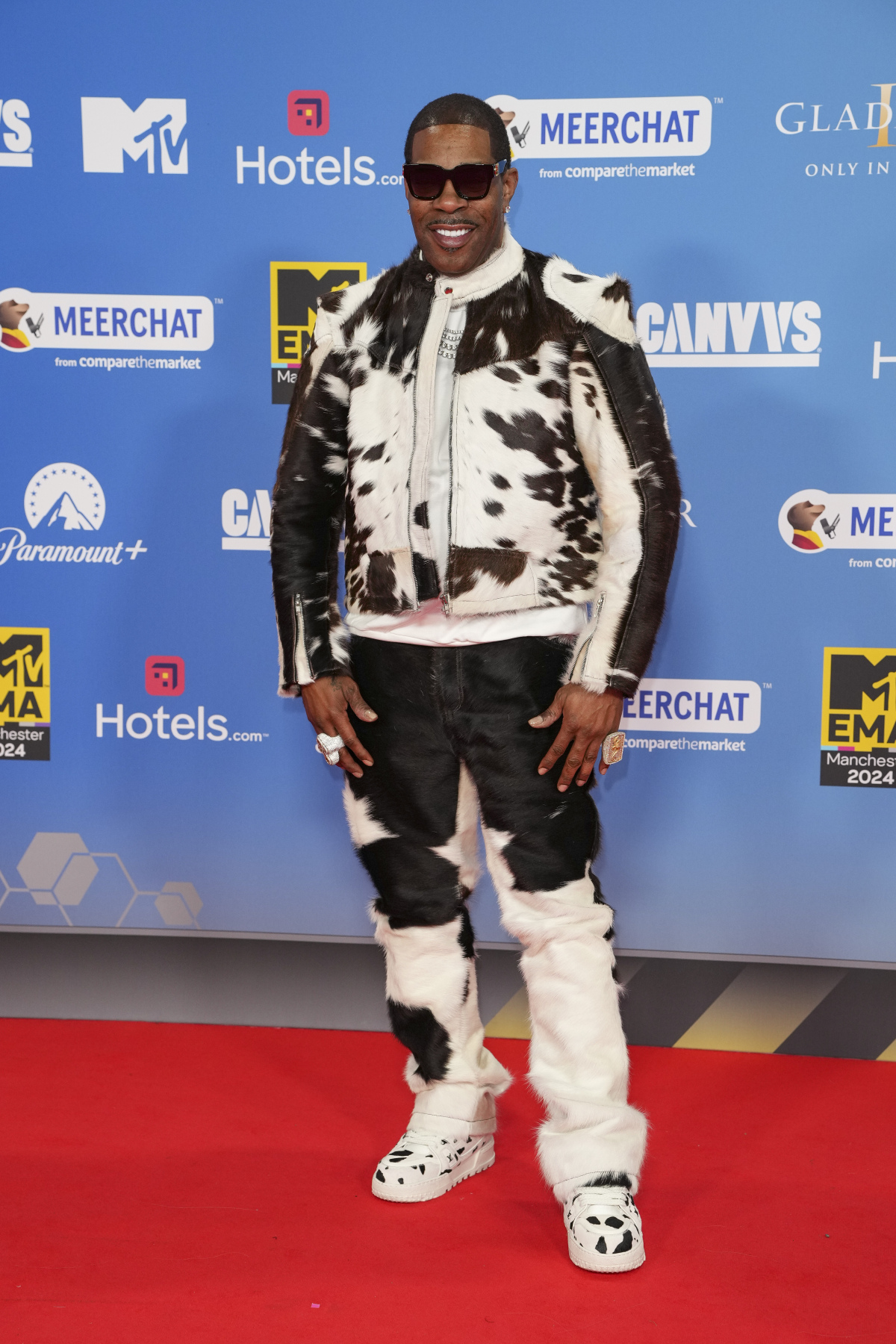 Raper Busta Rhymes navštívil Manchester.