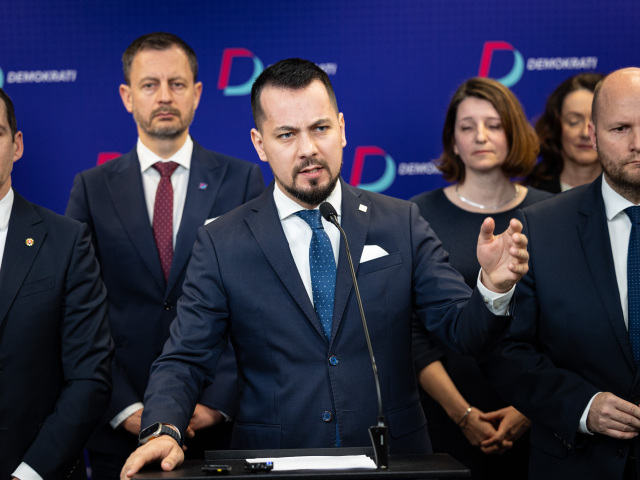Strana Demokrati. Bratislava, 9. marec 2024.