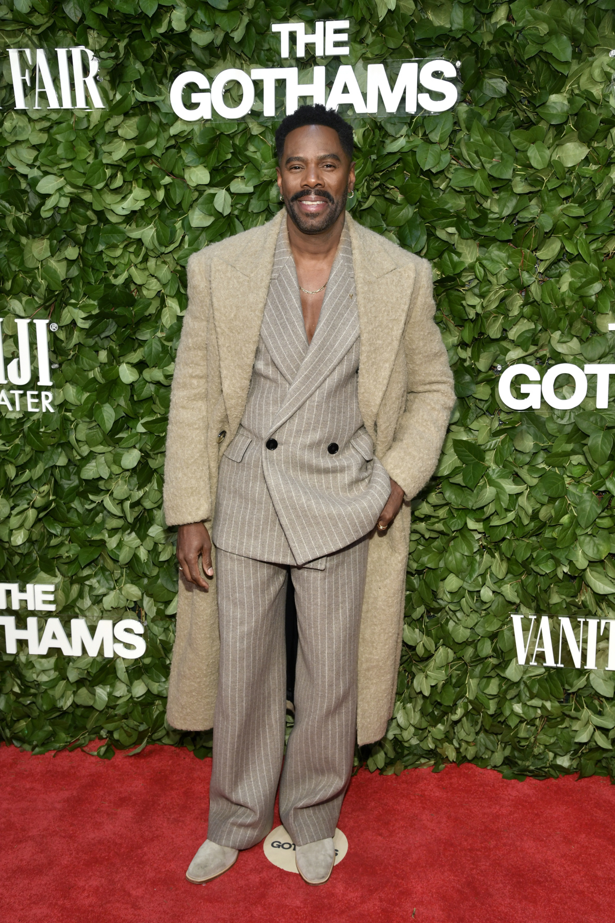 Herec Coleman Domingo na The Gothams Film Awards v komplete Burberry. 