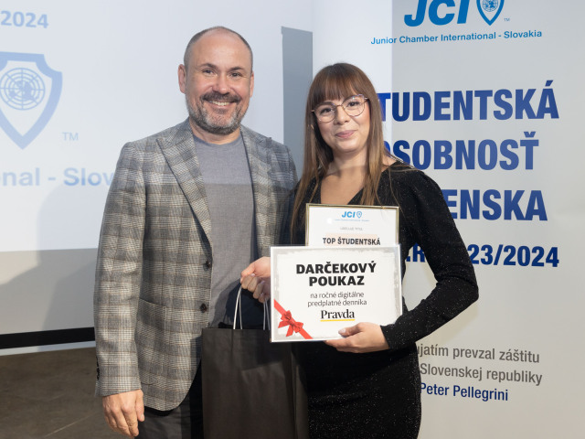 Lenka Ďaková, Ľuboš Kamenistý, Študentská osobnosť Slovenska