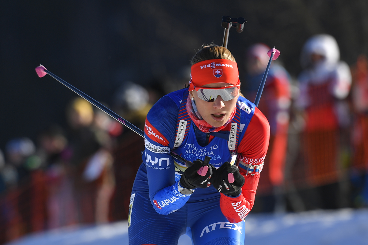 SR Osrblie Biatlon ME mix štafeta BBX Kuzminová