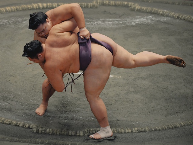 zápasníci sumo, Japonci