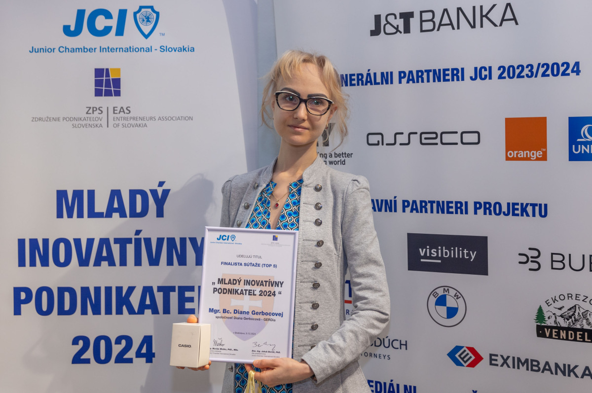Diana Gerbocová, Mladý inovatívny podnikateľ 2024
