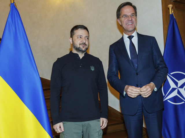 Volodymyr Zelenskyj a Mark Rutte