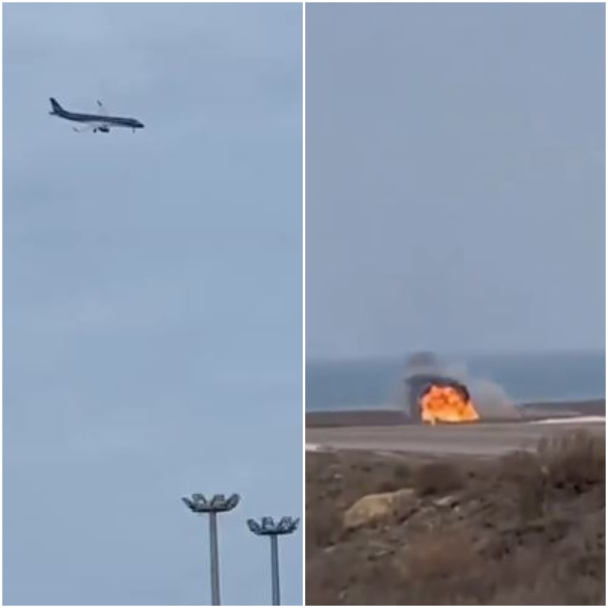 Kazachstan, pád lietadla