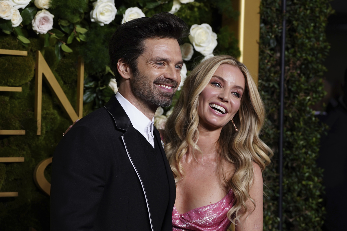 Herec Sebastian Stan a jeho partnerka Annabelle Wallis.