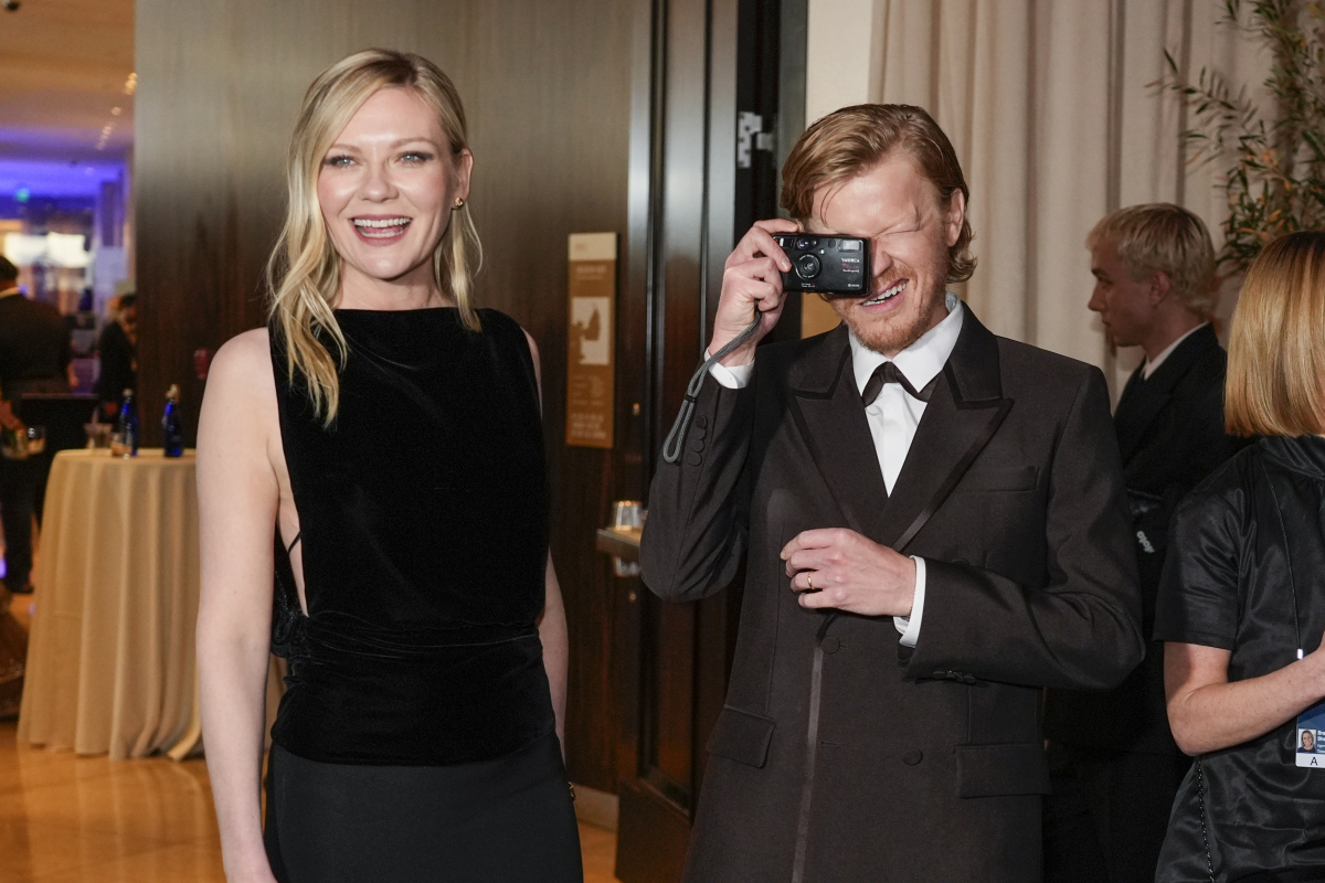 Herečka Kirsten Dunst a jej manžel Jesse Plemons.