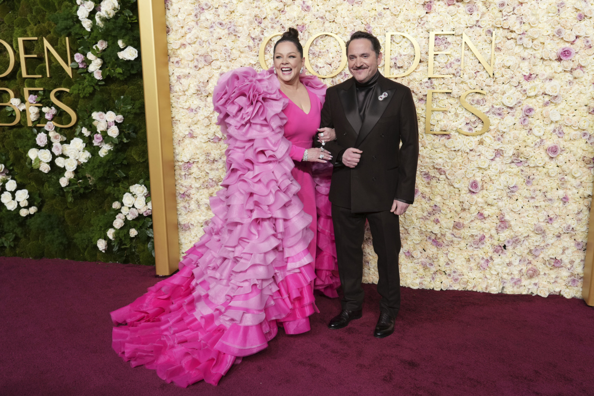 Herečka Melissa McCarthy a jej manžel Ben Falcone.