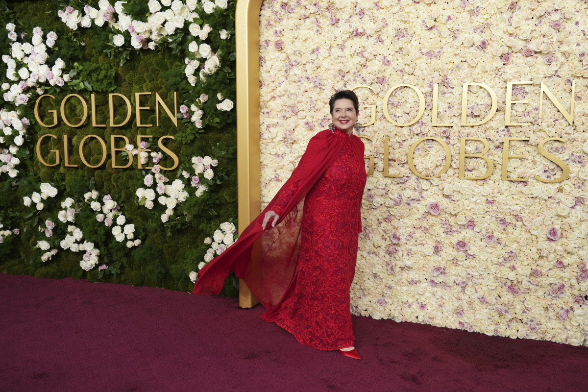 Na ceremoniál prišla aj talianska herečka Isabella Rossellini.