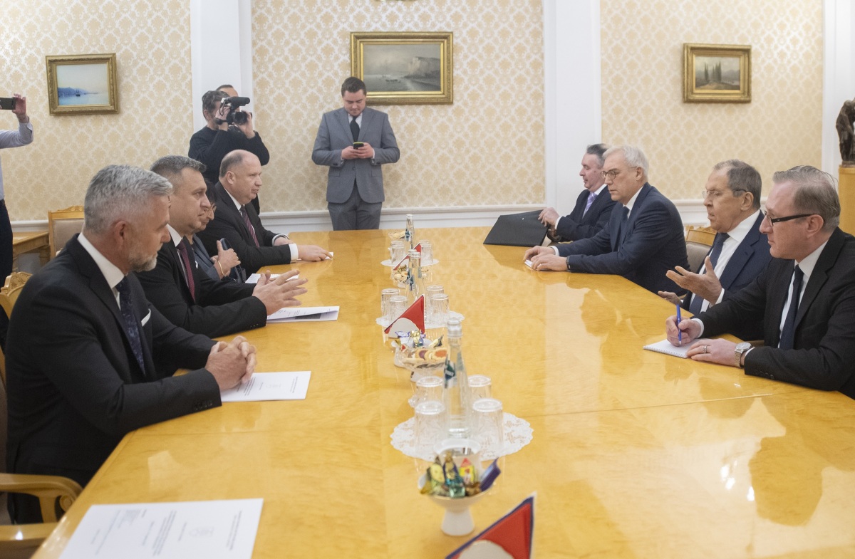 Rusko SR Danko Gašpar Lavrov NRSR návšteva uarus