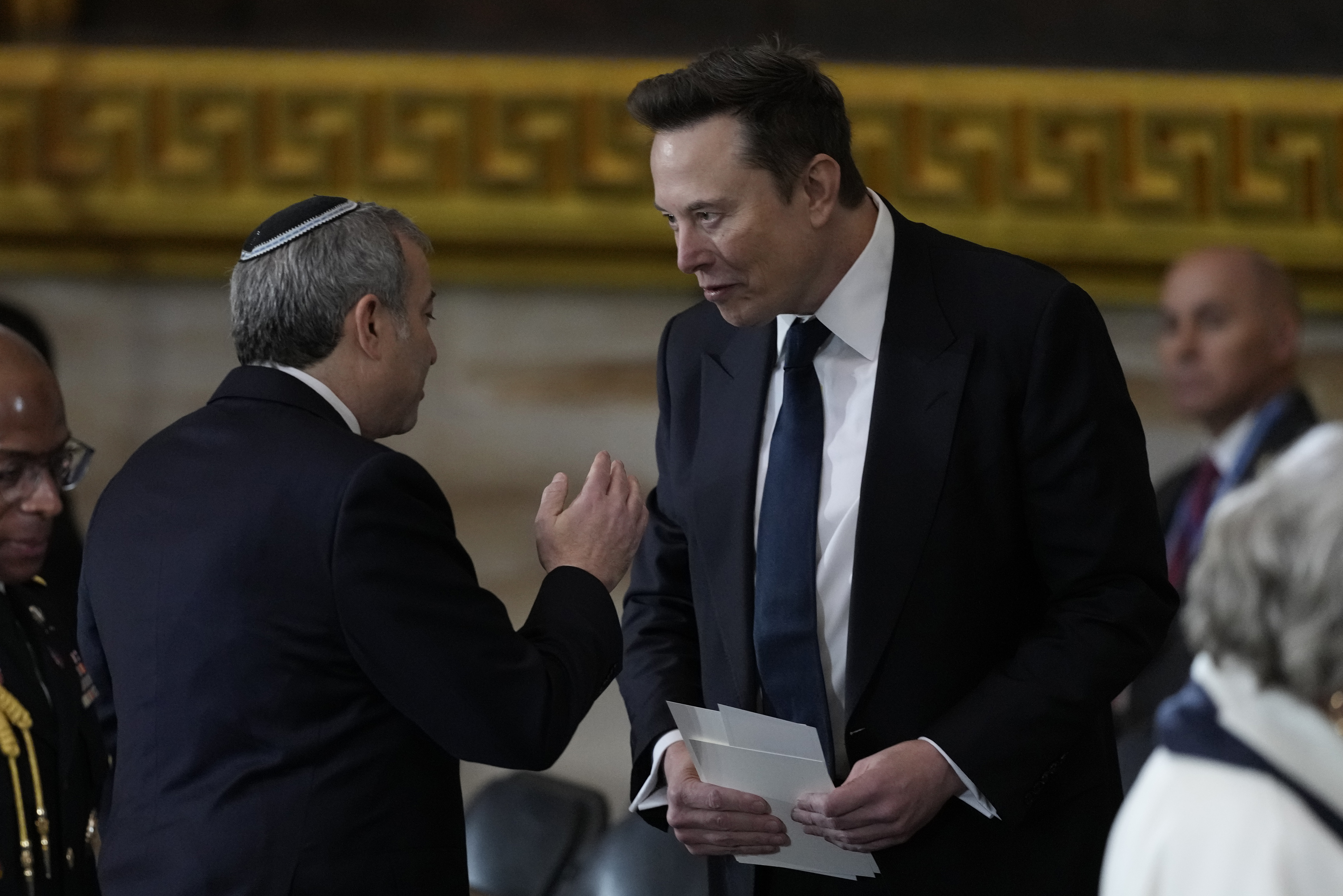 Elon Musk na inaugurácii.