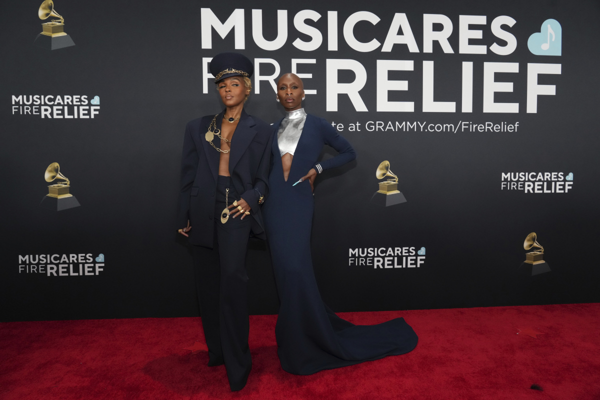 Speváčky Janelle Monae (vľavo) a Cynthia Erivo.