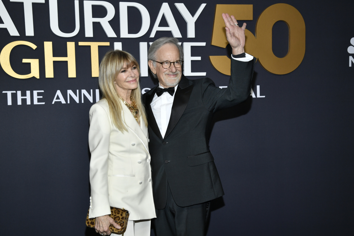 Herečka Kate Capshaw a jej manžel - režisér Steven Spielberg.