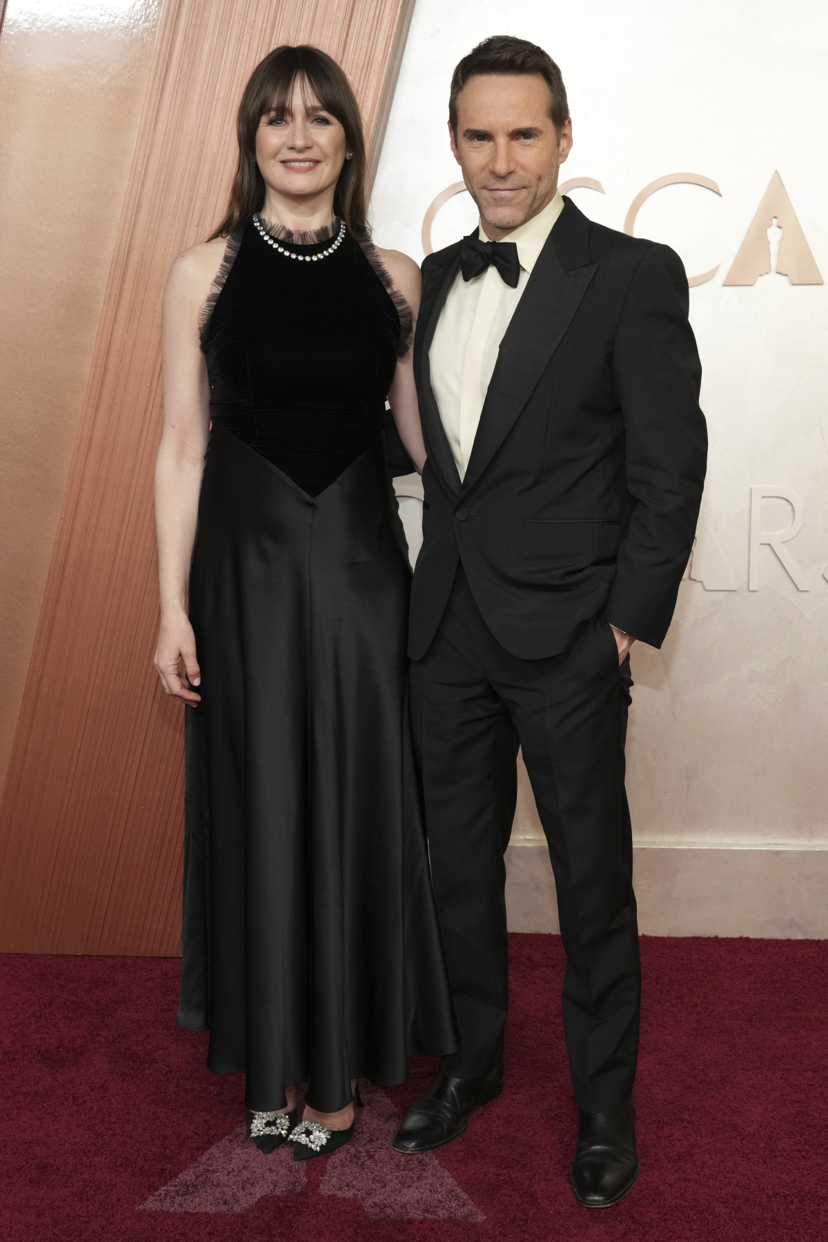 Herečka Emily Mortimer a jej manžel - herec Alessandro Nivola.