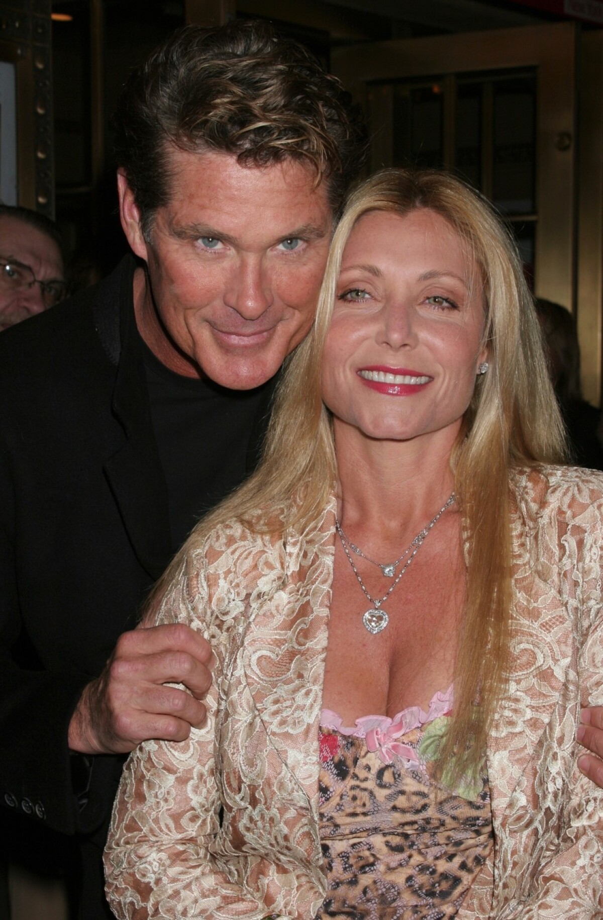 David Hasselhoff a  Pamela Bach Hasselhoff na archívnej snímke.