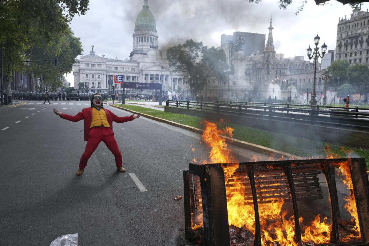 APTOPIX Argentina Protest