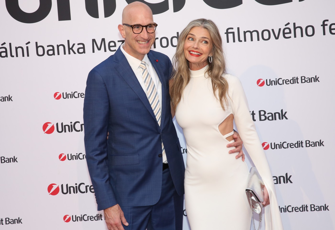 Pavlína Pořízková  a jej partner Jeff Greenstein počas MFF Karlove Vary.