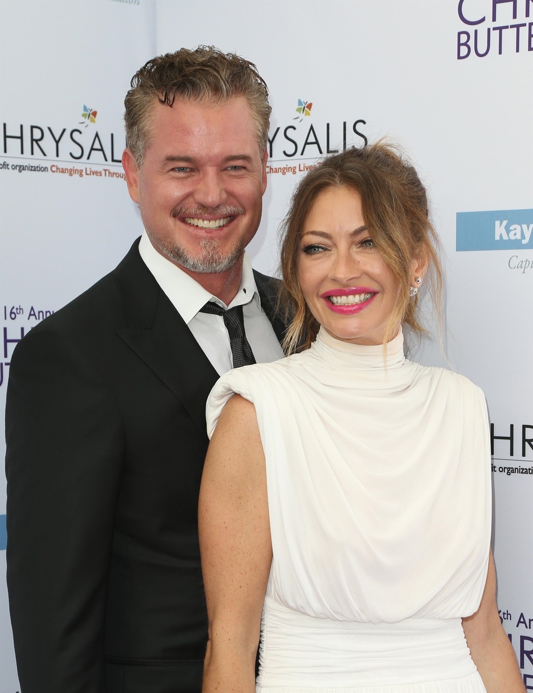 Herec Eric Dane na archívnej snímke, po jeho boku manželka  Rebecca Gayheart.