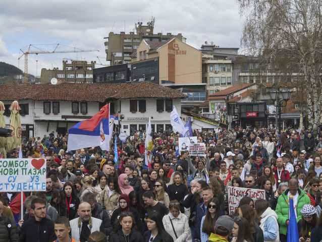 srbsko protest