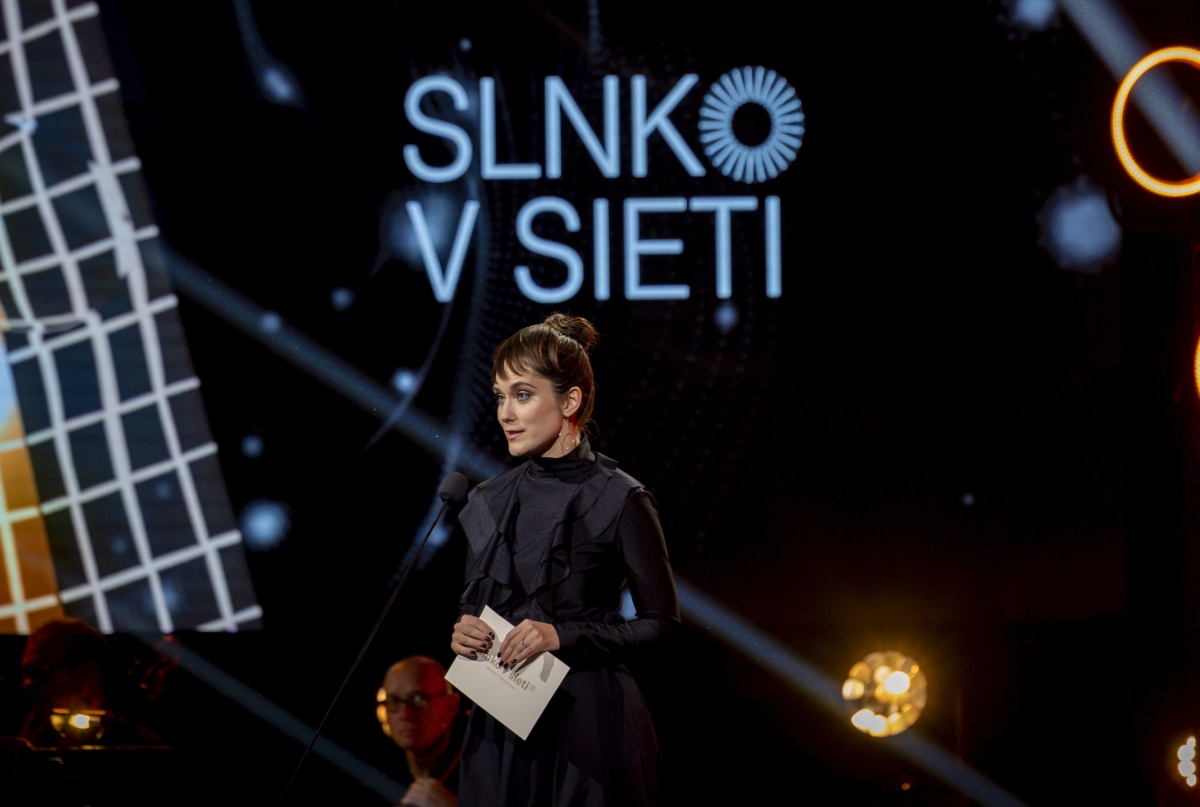 Herečka Judit Pecháček. 