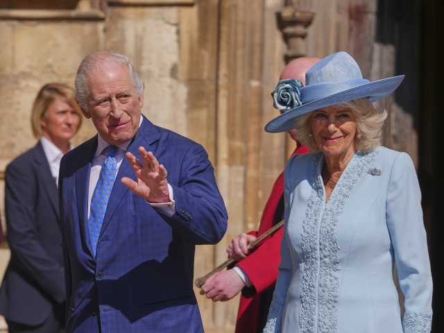 Kráľ Karol III. a jeho manželka, kráľovná Camilla  
