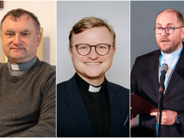 Katolícki kňazi Jozef Kováčik, Miloš Lichner, Juraj Vittek