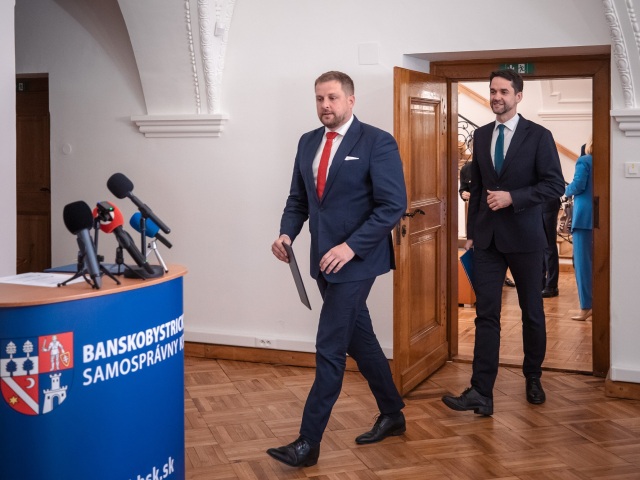Kamil Šaško, minister zdravotníctva, Ondrej Lunter, župan