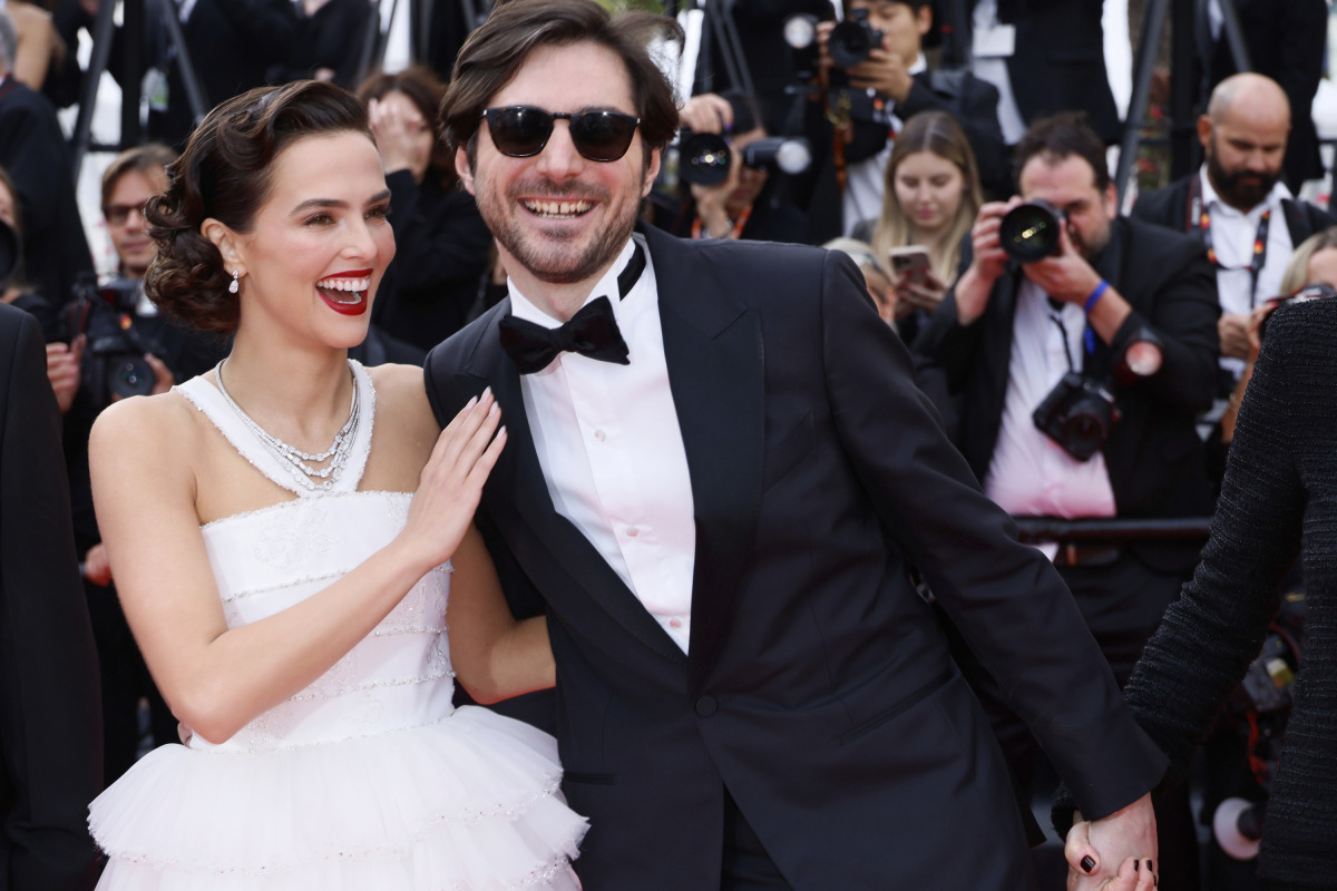 Herečka Zoey Deutch a jej kolega Guillaume Marbeck uviedli film Nouvelle Vague.