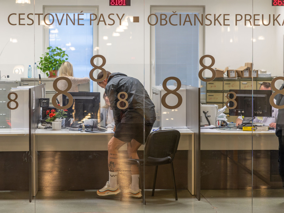 Klientské centrum, doklady,