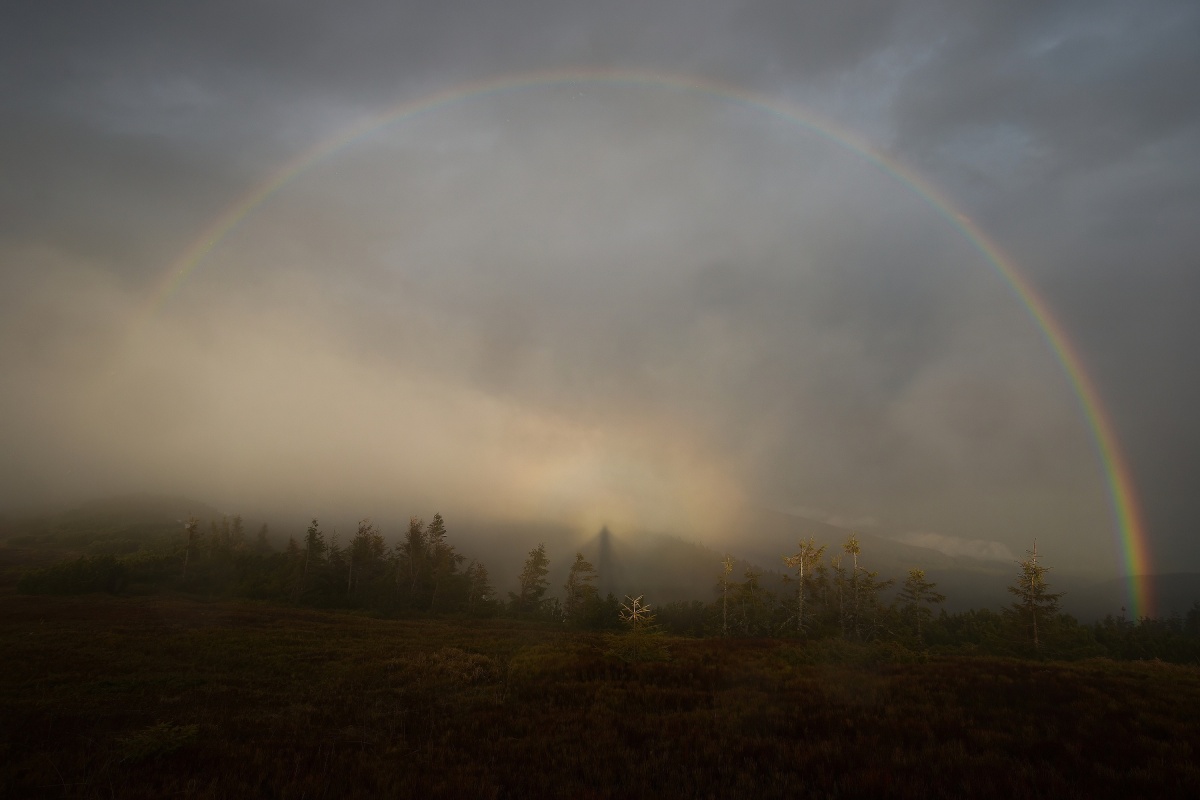 karpaty, duha
