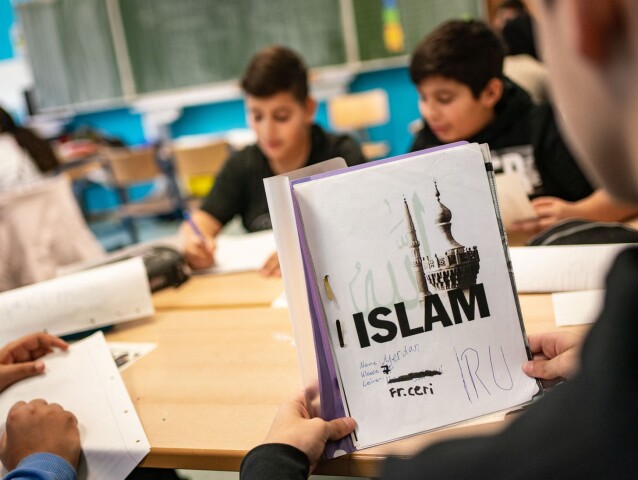 Nemecko, škola, moslimskí žiaci, moslimské deti, islam