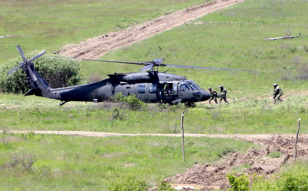 Lešť / Slovenský štít / vrtuľník / Blackhawk /