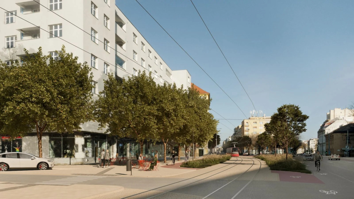 ruzinovska radiala vizualizacie elektricky