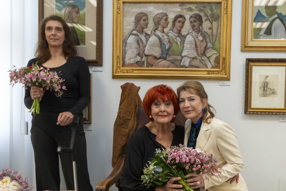 Aurel Kajlich, Anita Kajlichová, vernisáž, Piešťany