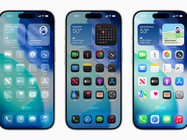 Nový iOS 26 - rôzne režimy.