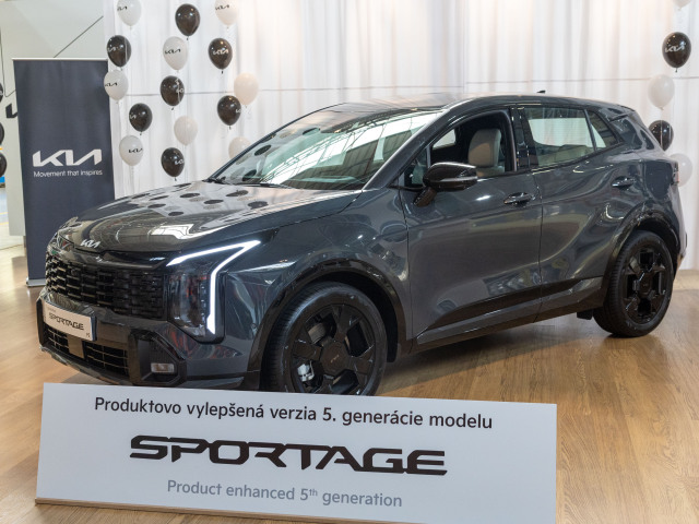 A takto sa v Žiline predviedol modernizovaný Sportage.